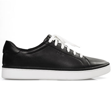 Quarter view Men's Kizik Footwear style name Sonoma in color Black. Sku: MPALBK01