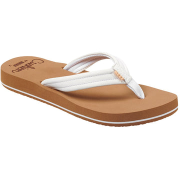 Quarter view Women's Reef Footwear style name Cushion Breeze in color Cloud. Sku: RF001454CLD
