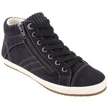 Quarter view Women's Taos Footwear style name Startup color Black. Sku: STP-13988BLKD