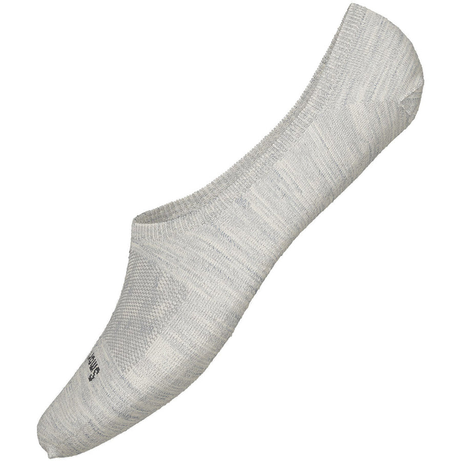 Quarter view Women's Smartwool Sock style name Everyday No Show in color Ash. Sku: SW001994069