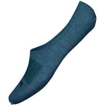 Quarter view Women's Smartwool Sock style name Everyday No Show in color Twigh Blue. Sku: SW001994G74
