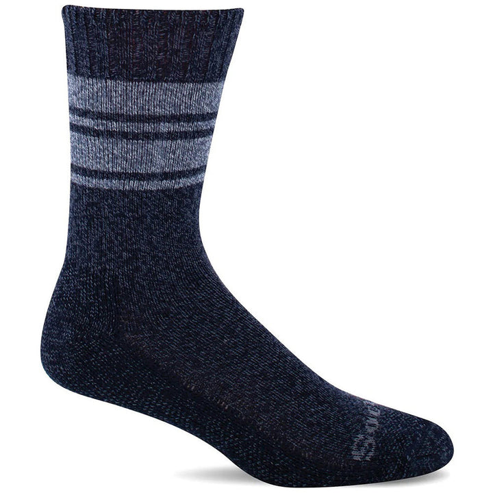 Quarter view Women's Sockwell Sock style name At Ease color Denim . Sku: SW60M-650