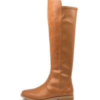 Side view Women's Ziera Footwear style name Sallies in Tan Leather-Stretch Smooth. Sku: ZR10299TANHB