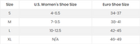 Women's smartwool size chart